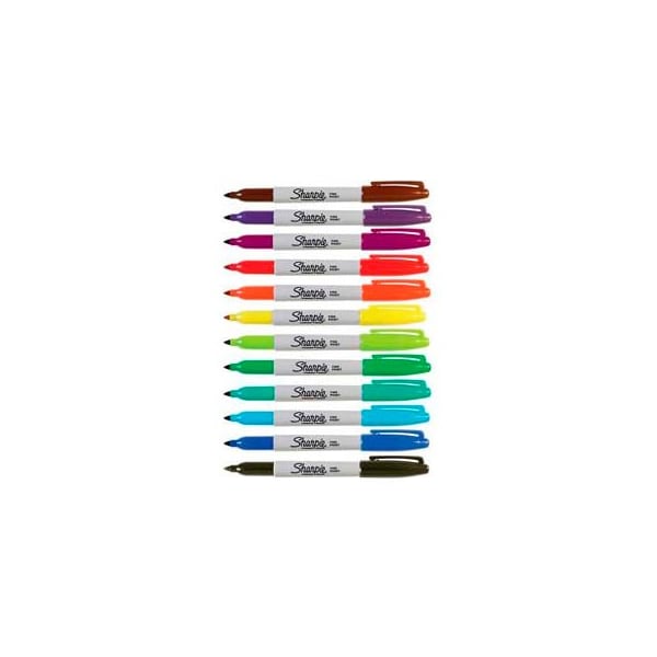 Sanford Assorted Permanent Marker, Fine Tip 30072 - main